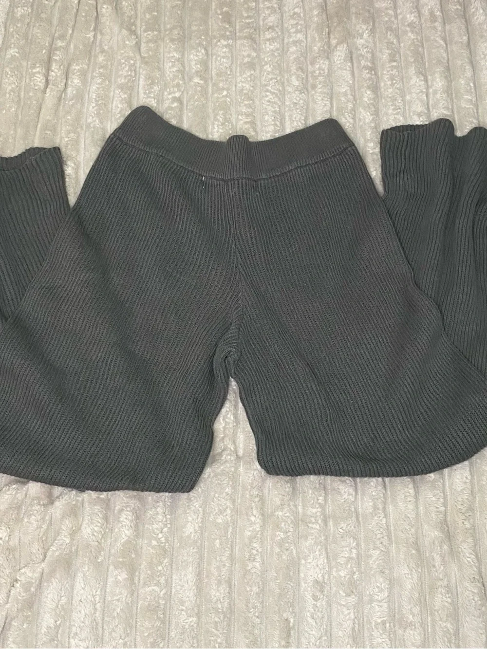 Free People Beach Wide Leg Knit Linen/Cotton Pants with Pockets Size XS